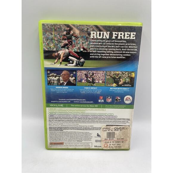 Madden NFL 25 Microsoft Xbox 360 Tested - Fast Shipping - Picture 2 of 5